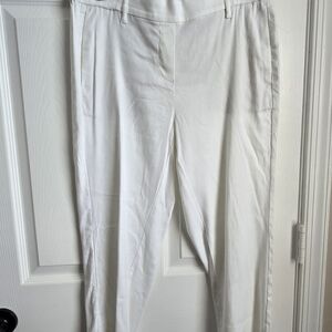 J. Jill White Linen Pants
